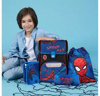 Scooli EasyStart Set Spider-Man – Scooli EasyStart Set Spider-Man – Schulranzen-Set für selbstständige Grundschüler