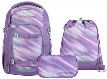 Coocazoo Mate Set mit Turnbeutel und Schlamperm&auml;ppchen Arctic Lights