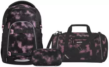 Coocazoo Mate Set mit Sporttasche und Schlampermäppchen Pink Illusion V2