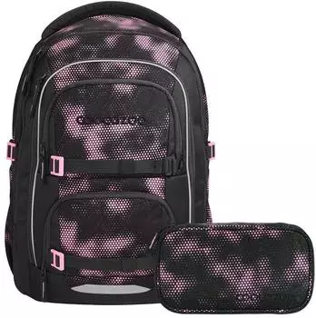 Coocazoo Porter Set mit Schlamperm&auml;ppchen Pink Illusion V2