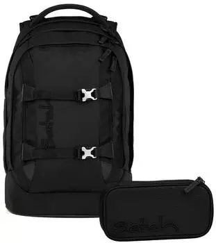 Satch Pack Set mit Schlampermäppchen Nordic Black