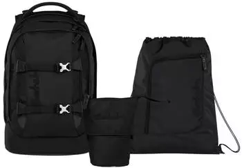 Satch Pack Set mit Turnbeutel und Pencil Slider Nordic Black