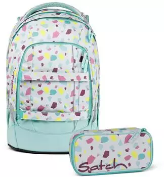 Satch Pack Set mit Schlampermäppchen Dreamy Mosaic