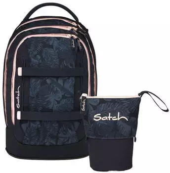 Satch Pack Set mit Pencil Slider Midnight Jungle