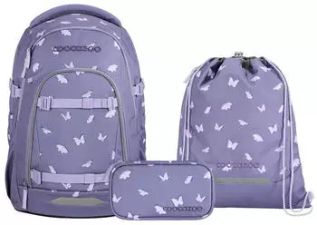 Coocazoo Mate Set mit Turnbeutel und Schlamperm&auml;ppchen Reflective Wings