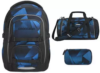Coocazoo Porter Set mit Sporttasche und Schlamperm&auml;ppchen Electric Ice V2