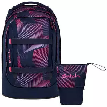 Satch Pack Set mit Pencil Slider Seismic Pink
