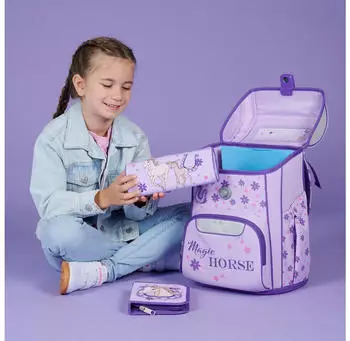 Scooli EasyStart Set Magic Horse – Durchdachte Fächerorganisation für Ordnung im Kinderalltag