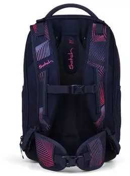 Satch Match Plus (2026) seismic pink – Ergonomisches Tragesystem wächst über mehrere Schuljahre mit