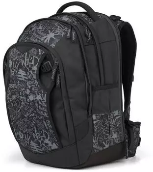 Satch Match Plus (2026) street ink – Ergonomisches Tragesystem wächst mit durch die Schuljahre