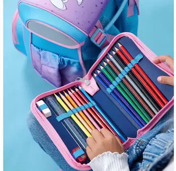 Scooli EasyStart Set Lilo & Stitch – Ergonomisches Tragesystem entlastet Kinderrücken nachhaltig