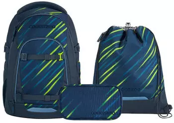 Coocazoo Mate Set mit Turnbeutel und Schlamperm&auml;ppchen Fast Lime