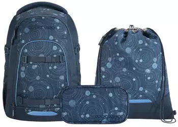 Coocazoo Mate Set mit Turnbeutel und Schlamperm&auml;ppchen Blue Orbit