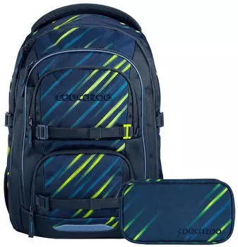Coocazoo Porter Set mit Schlamperm&auml;ppchen Fast Lime