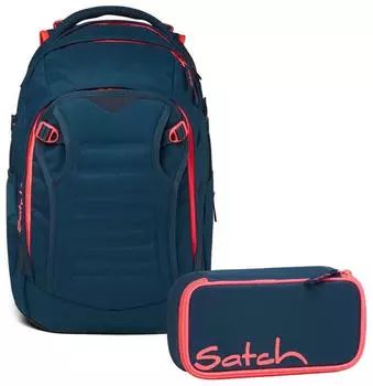 Satch Match Set mit Schlampermäppchen Pink Phantom