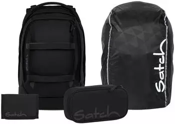 Satch Pack Set mit Schlamperm&auml;ppchen, Regenh&uuml;lle und Geldb&ouml;rse Blackjack