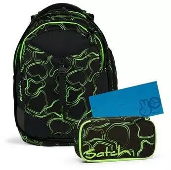 Satch Match Set mit Schlamperm&auml;ppchen Green Supreme