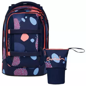 Satch Pack Set mit Pencil Slider Coral Reef