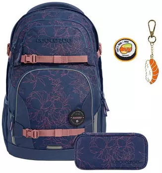 Coocazoo Porter Set mit Schlamperm&auml;ppchen Sweet Rose