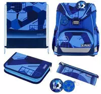 Herlitz 400205498, Herlitz Schulranzen UltraLight Plus Blue Goal