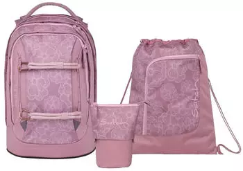 Satch Pack Set mit Turnbeutel und Pencil Slider Magnolia Dream