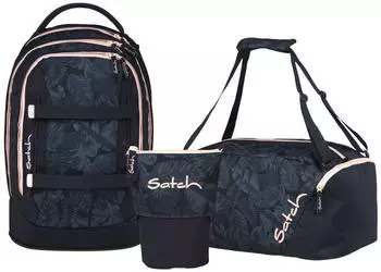 Satch Pack Set mit Sporttasche und Pencil Slider Midnight Jungle