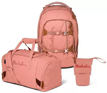 Satch Pack Set mit Sporttasche und Pencil Slider Nordic Coral