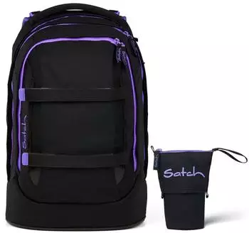 Satch Pack Set mit Pencil Slider Purple Phantom