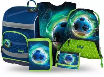 Baagl Zippy Set 5-teilig Fu&szlig;ball Ball