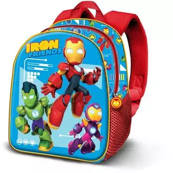 Karactermania Iron Man Tech-Elite 3D Rucksack 7L, blau (09565)