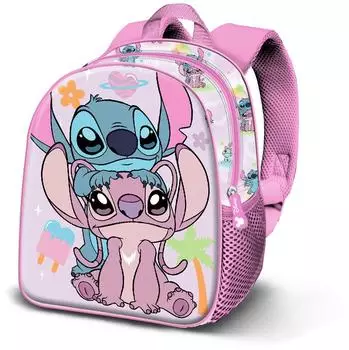 Disney Lilo und Stitch Couple-Elite 3D Rucksack, rosa, 7L (09625)