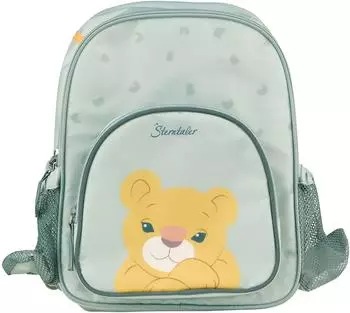 Sterntaler Kinderrucksack Löwe Leo mit Kühlfunktion, wasserabweisend, steingrau
