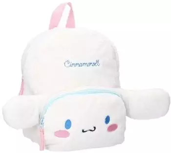 VadoBag Cinnamoroll Fluffy Festival Kinderrucksack, wei&szlig;, Pl&uuml;sch