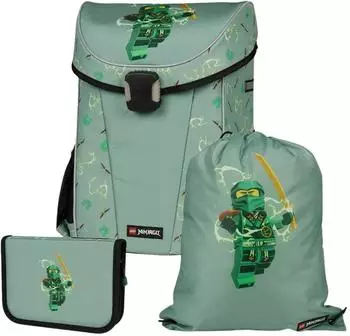 LEGO Easy Light Set mit Schüleretui & Turnbeutel Ninjago Spinjitzu Master