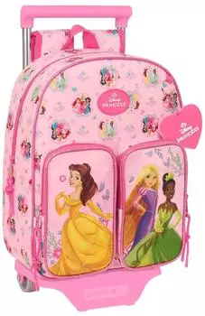 Safta Princesas Disney Rollrucksack 10l, rosa, Kinder (612680020-UNIT)