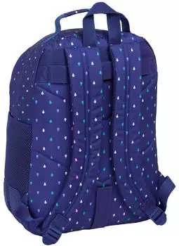 Safta Mochila Benetton 20L 32x42x15 cm drop blue