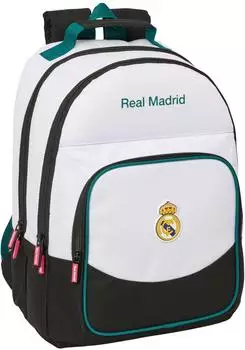 Safta Real Madrid EQUIPACI&Oacute;N 26/27 Schulrucksack 21L, wei&szlig;, Kinder (612654560)