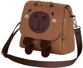 Karactermania Oh My Pop! Capybara Rucksack, braun, 24x22cm