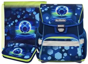 Herlitz Loop Schulranzen-Set 3-teilig, blau (Loop+)