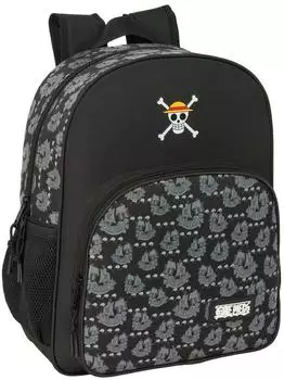 Safta One Piece Pirates Rucksack 21l, Kinder, schwarz (622506640)