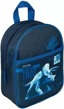 Undercover Jurassic World Kinderrucksack mit 3D-Fronttasche, dunkelblau (JURP7150)