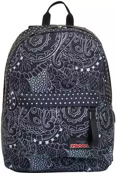 Seven iSchoolpack Schulrucksack mit USB-Anschluss & Powerbank, schwarz (2010021C1-899)