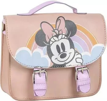 Disney Minnie Mouse Umhängetasche, rosa, 18,5x16,5x5,3cm (S0738553)