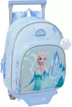 Safta Frozen Magic Ice Trolley-Rucksack 34cm, 10l, blau, Kinder (612671020)
