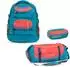 Wave Infinity Schulrucksack-Set 3-tlg. Ombre Coral Paradise