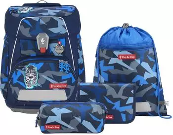 Step by Step SPACE Schulranzen-Set Snow Leopard Arko, 5-teilig