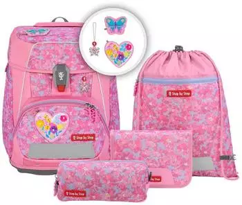 Step by Step Space Schulranzen-Set 5-teilig (Heart Luma)