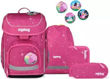 ergobag Cubo ZauBärschloss Schulranzen-Set, 5-teilig, pink (01510-A0248-10)
