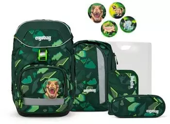 ergobag Pack DinosauriBär Schulranzen-Set, 6-teilig (01298-A0361-10)