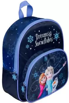 Undercover Frozen Elsa Kindergartenrucksack mit Vortasche, navy